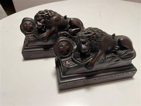 vale anticeis lil metal box whit helvetiorum riddle ac virtuti|Lion of Lucerne Inkstand – The Society of Inkwell Collectors (SOIC).